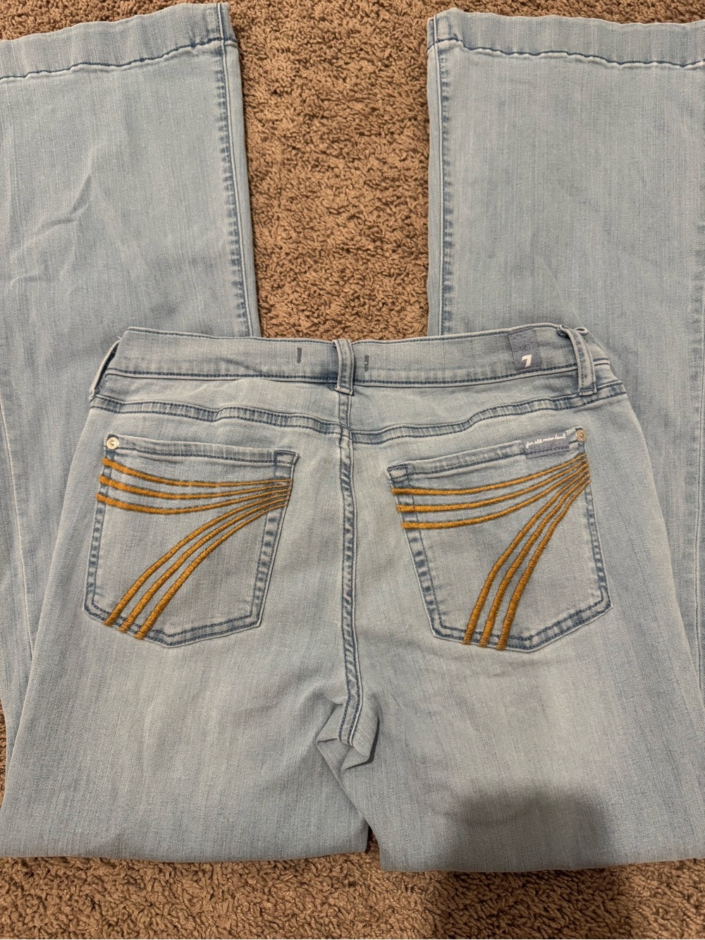 7 for all mankind Tailorless Dojo mid-rise bootcut